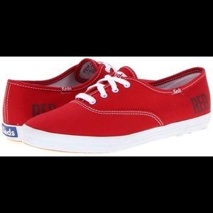 Taylor Swift Collection Keds Red Logo Sneakers